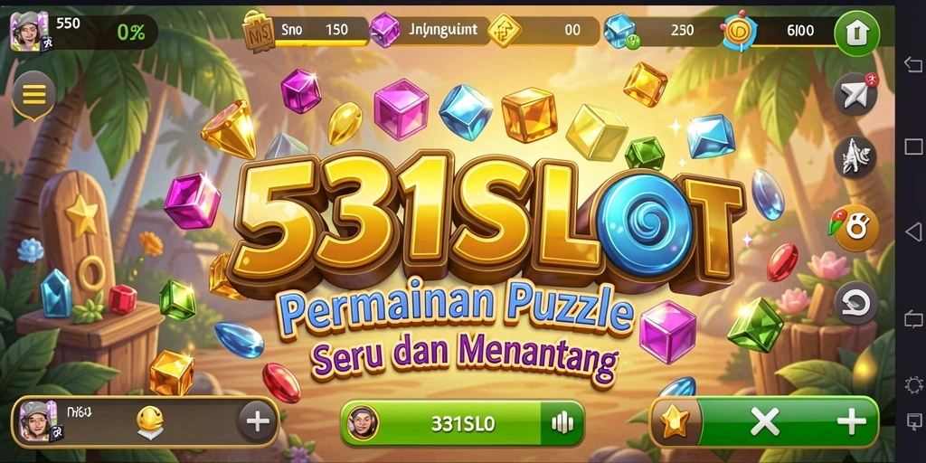 Tampilan gameplay seru dari 531SLOT dengan teka-teki yang menantang.