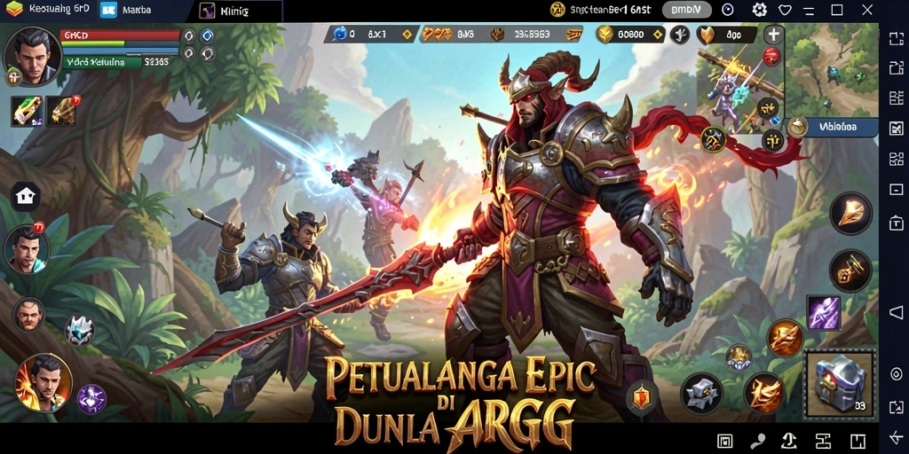 Tangkapan layar menampilkan pertarungan epik dalam game 66D dengan grafis menawan.