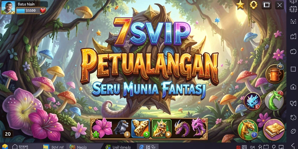 Tampilan gameplay seru di dunia petualangan yang menantang.