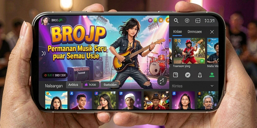 Tampilan gameplay BROJP yang menarik dan interaktif.
