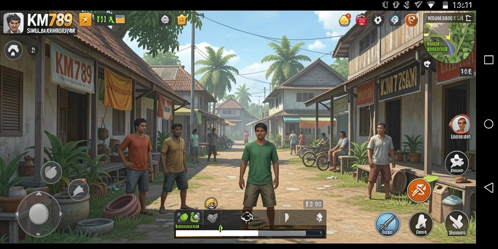 Tampilan gameplay <strong>KM789</strong> yang menarik dengan interaksi sosial yang dinamis.