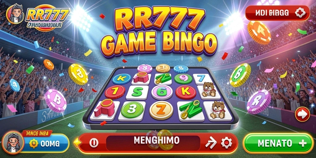 Screenshot RR777 menampilkan gameplay seru dan interaksi pemain Bingo.