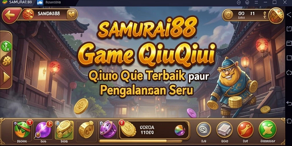 Screenshot gameplay yang menonjolkan aksi QiuQiu.