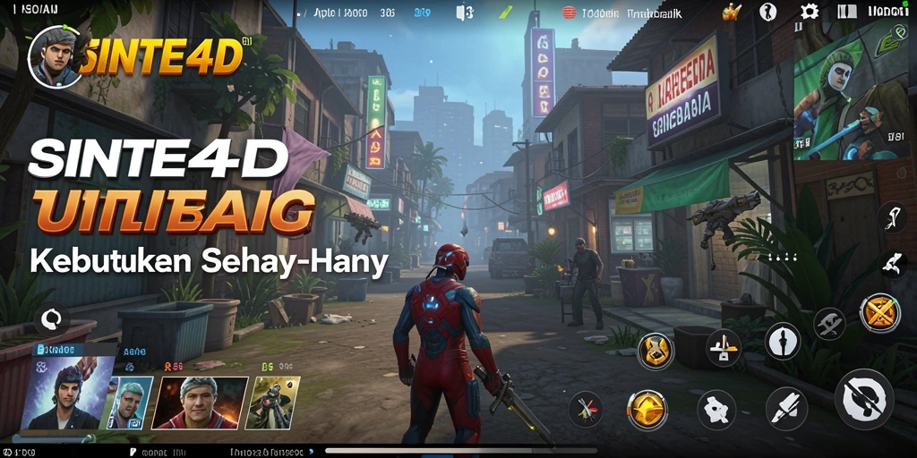 Screenshot utama SINTE4D menampilkan antarmuka pengguna yang sederhana dan fungsional.