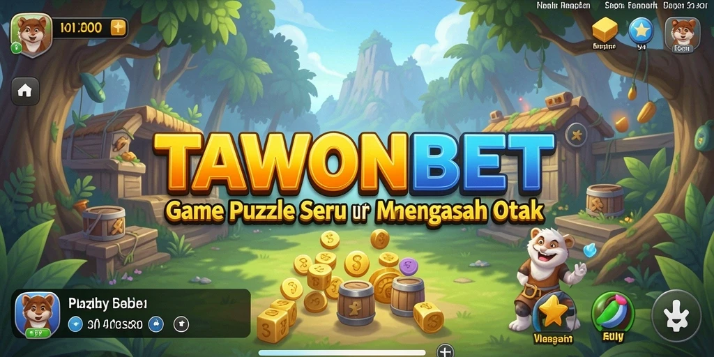 Tampilan gameplay menarik dari TAWONBET dengan berbagai tantangan Puzzle.