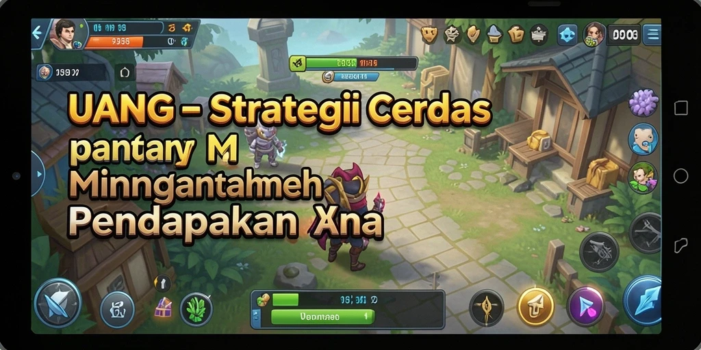 Screenshot dari gameplay UANG menunjukkan tantangan strategi dan pengelolaan sumber daya.
