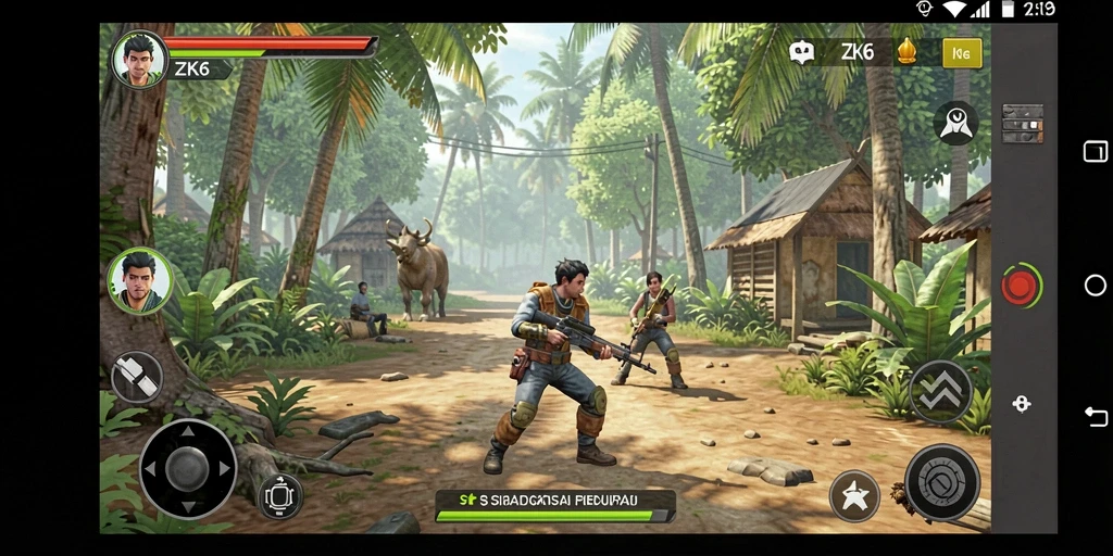 Tampilan gameplay ZK6 yang menawan dan interaktif.